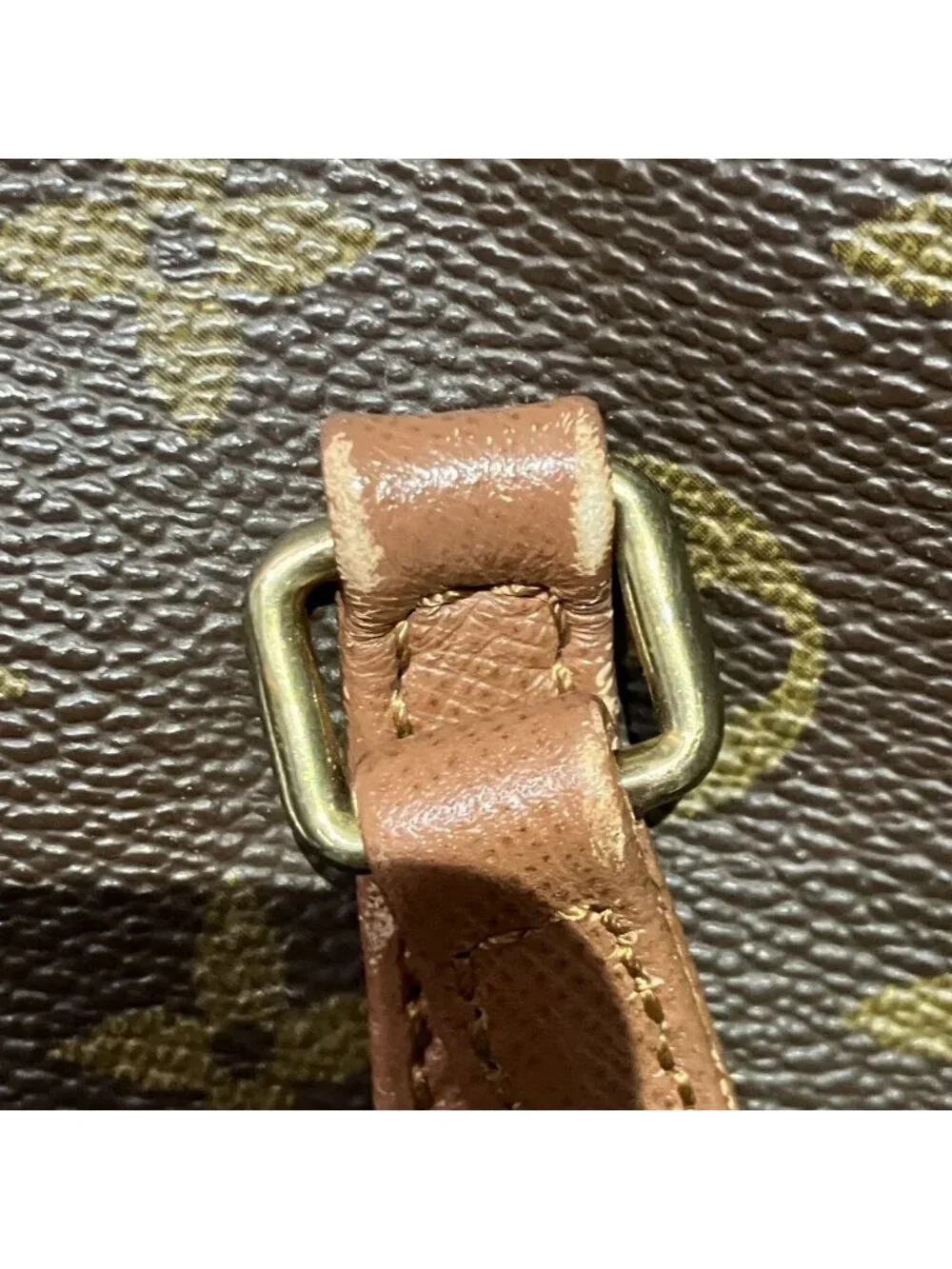 Louis Vuitton Vintage Papillon Monogram Shoulder Bag Canvas